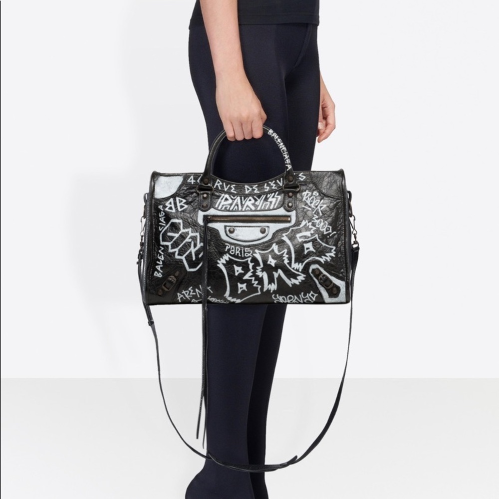 BALENCIAGA
Classic City AJ Graffiti-Print Satchel - Picture 8 of 8